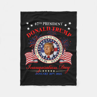 Couverture Polaire Jour de l'investiture du président Trump 2025 Mémo
