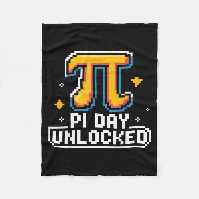 Couverture Polaire Jour de Pi 14 mars Math Nerd Tarte Nourriture Cade (Devant)