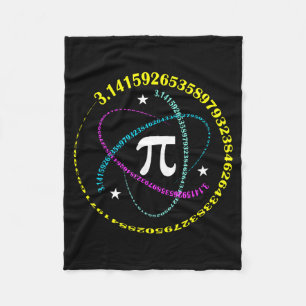 Couverture Polaire Jour de Pi 3,14 Symbole du nombre Pi Cadeau de Mat
