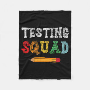 Couverture Polaire Jour de test du costume de squad Enseignant Étudia
