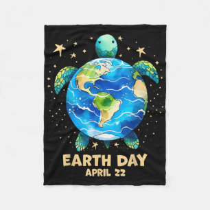 Couverture Polaire Jour des terres 2025 Restaurer Earth Sea Turtle Ar