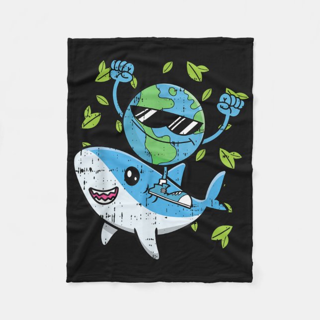 Couverture Polaire Jour des terres de requins planètes De l'environne (Devant)