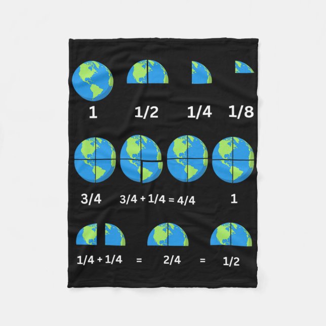 Couverture Polaire Jour des terres Math Fractions de l'enseignant Fra (Devant)