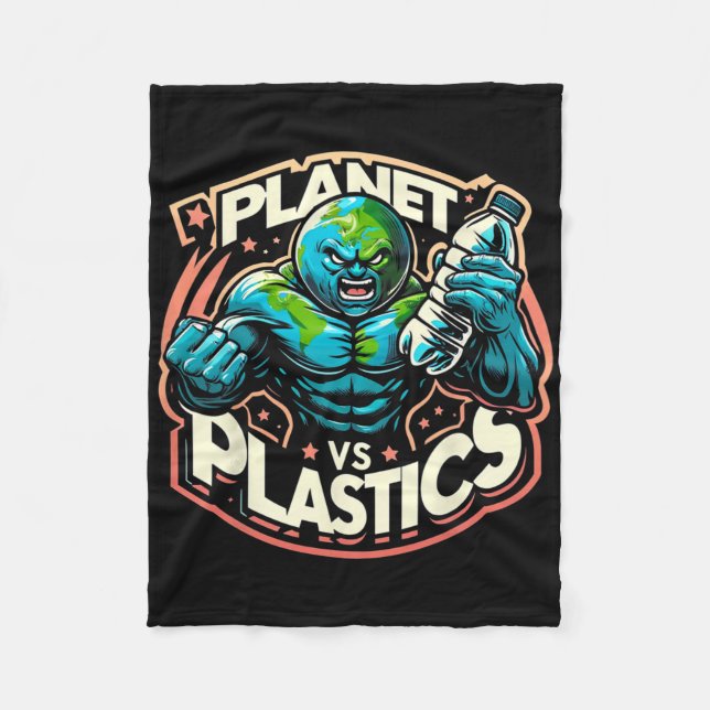 Couverture Polaire Jour des terres Plastique Planète Vs (Devant)