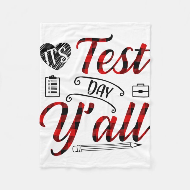 Couverture Polaire Jour d'essai Test de Yall Teacher Test (Devant)