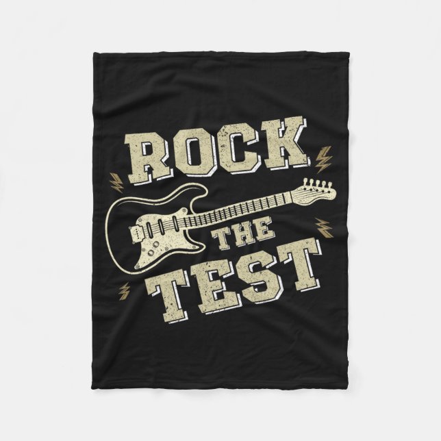 Couverture Polaire Jour Enseignant Rock Le Test Guitare Enseignant Te (Devant)