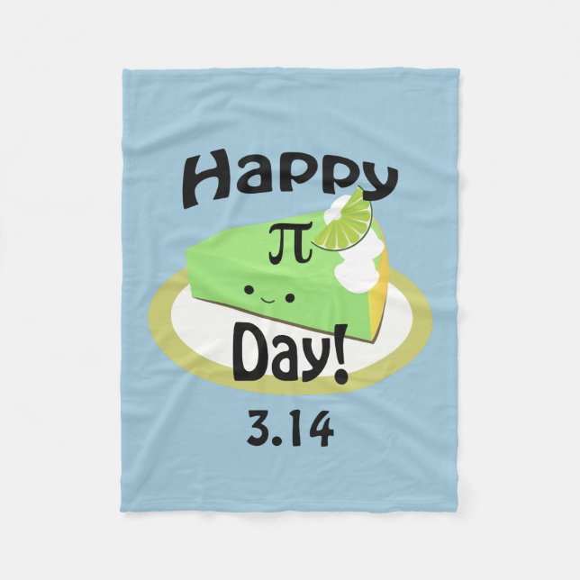 Couverture Polaire Jour Pi Joyeux (Devant)
