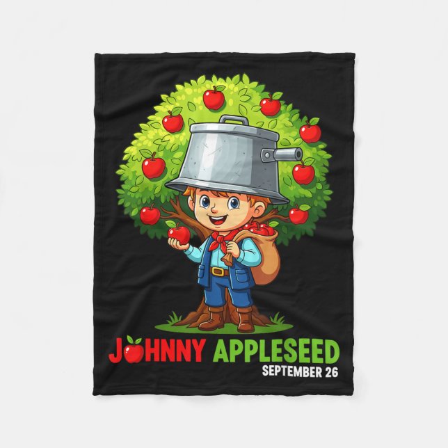 Couverture Polaire Journée de Johnny Appleseed le 26 septembre (Devant)