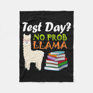 Couverture Polaire Journée Llama Professeur Exam Enseignant Chemise É