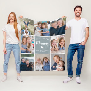Couverture Polaire Journée Mondiale des Mères Maman Plus Grande Photo