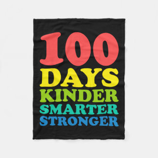 Couverture Polaire Jours De L'École 100 Jours Enseignant Plus Smartre