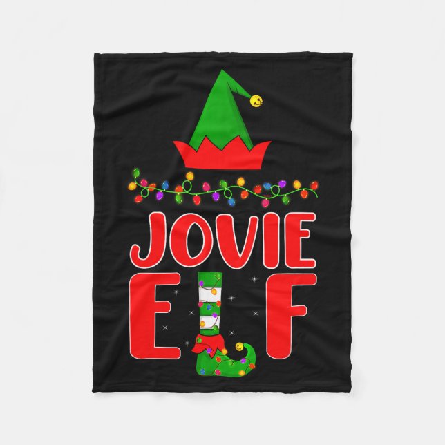 Couverture Polaire Jovie Elf Matching Family Lighting Christmas  (Devant)