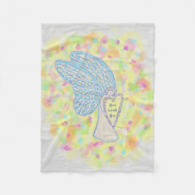 Couverture Polaire Joy Guardian Angel Custom Fleece Blanket (Devant)