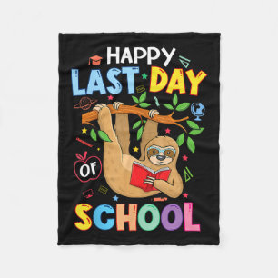 Couverture Polaire Joyeuse Dernière Journée De L'École Enseignant Mig