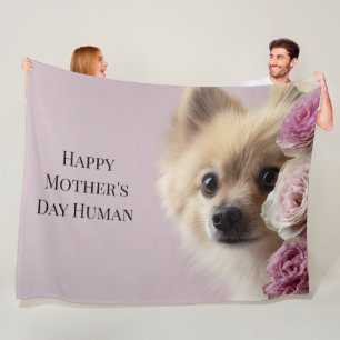 Couverture Polaire Joyeuse Fête des Mères Humain
