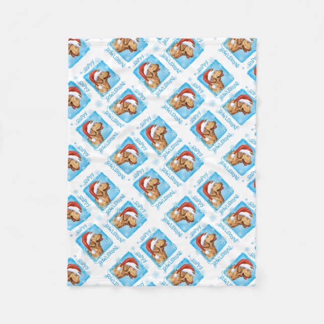 Couverture Polaire Joyeuses vacances Chessie (Devant)