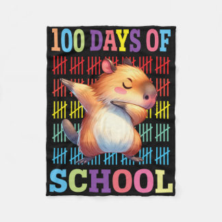Couverture Polaire Joyeux 100 Jours D'Enfants À L'École Dabbing Guiné