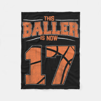 Couverture Polaire Joyeux Anniversaire 17 Anniversaire Bysketbyll Boy