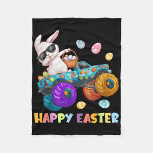 Couverture Polaire Joyeux Camion Monstre de Pâques OEufs de Pâques En