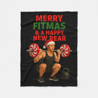 Couverture Polaire Joyeux Fitmas Noël & Une Bonne Année de l'Arri
