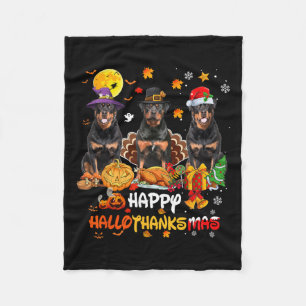 Couverture Polaire Joyeux Joyeux Joyeux Joyeux Joyeux Halloween Dog R