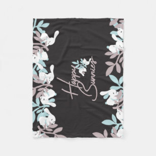 Couverture Polaire Joyeux lapins
