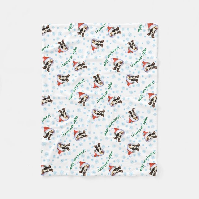 Couverture Polaire Joyeux manteau long Chihuahua Blanche polaire (Devant)