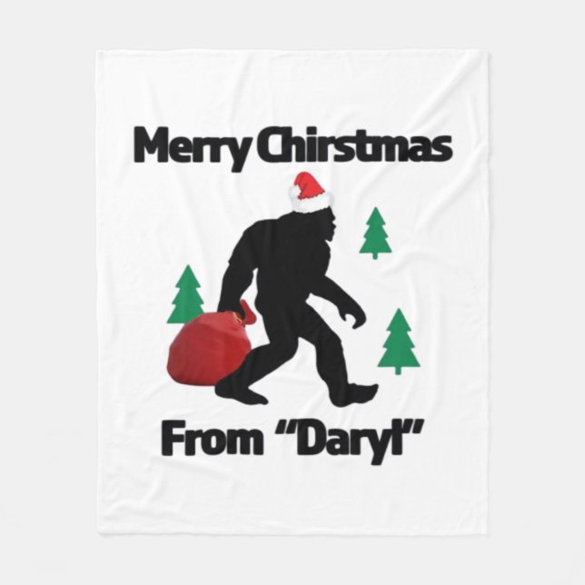 Couverture Polaire Joyeux Noël (Devant)