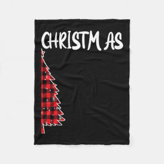 Couverture Polaire Joyeux Noël Buffalo Plaid Xmas Couples Ma