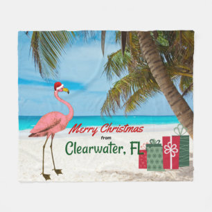 Couverture Polaire Joyeux Noël de Clearwater, FL