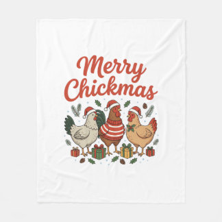 Couverture Polaire Joyeux Pouletmas Poulet Noël