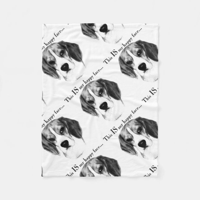 Couverture Polaire Joyeux visage (Devant)