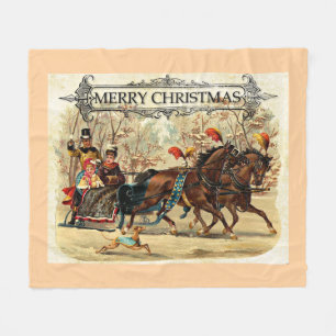 Couverture Polaire Joyeux voeux Noël