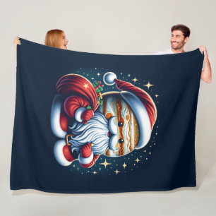 Couverture Polaire Jupiter Jolly Old St. Nick Père Noël Astrologie