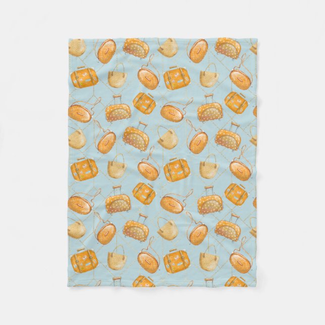 Couverture Polaire Jus d'orange (Devant)