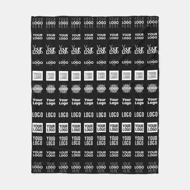 Couverture Polaire Jusqu'à 12 Logos différents ou images téléchargées (Devant)