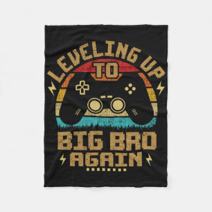 Couverture Polaire Jusqu'à Big Bro encore Vintage Gamer Brother