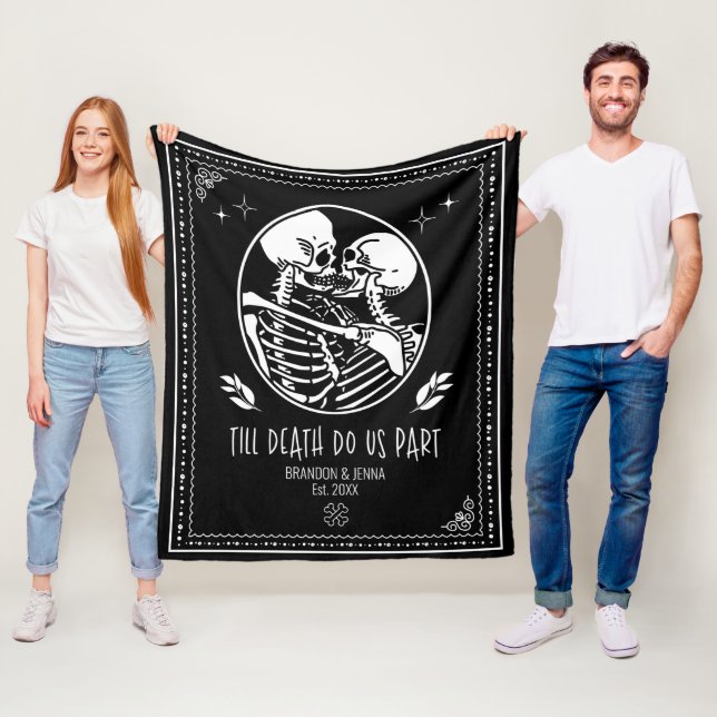 Couverture Polaire Jusqu'à ce que la mort nous sépare Couple de squel (En situation)