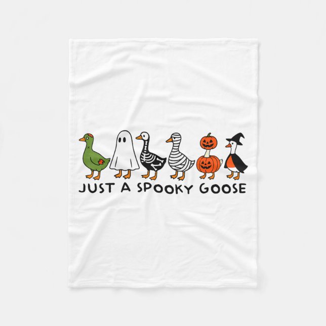 Couverture Polaire Just A Soky Goose Funny Halloween Silly Animal Wit (Devant)