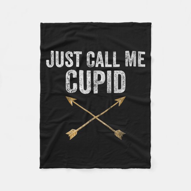 Couverture Polaire Just Call Me Cud Shirt Retro Arrow Valentine Day  (Devant)
