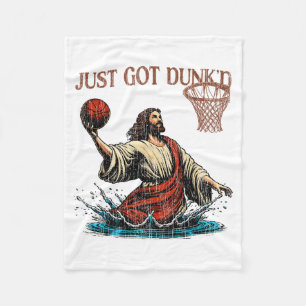 Couverture Polaire Juste été dunké drôle de baptême Jésus Christian B