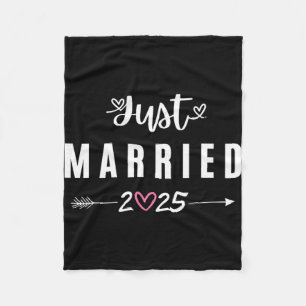 Couverture Polaire Juste Marié 2025 Lune de Miel Mariage Couple An