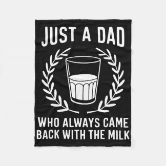 Couverture Polaire Juste un papa qui revient toujours avec le lait pè