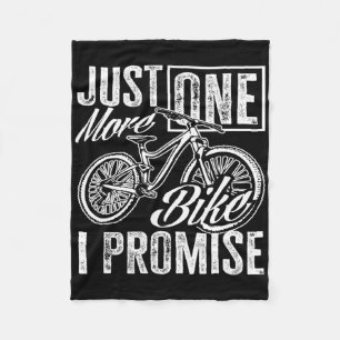 Couverture Polaire Juste un vélo de plus je promets Humour cycliste