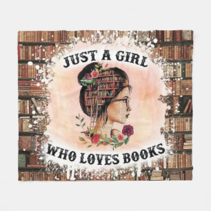 Couverture Polaire Juste une fille qui aime les livres