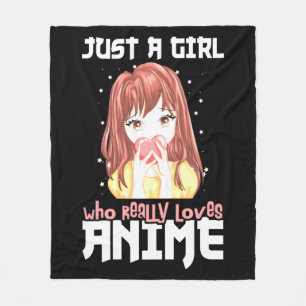 Couverture Polaire Juste Une Fille Qui Aime Vraiment Anime