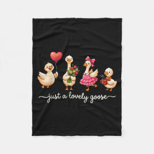 Couverture Polaire Juste une oie adorable oie mignonne et sotte pour 
