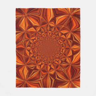 Couverture Polaire Kaleidoscope Red Digital Paper-28503