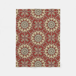 Couverture Polaire Kaléidoscope turc de tapis