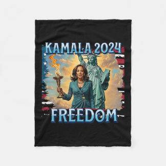 Couverture Polaire Kamala 2024 Pour La Campagne Du Président Lady Lib